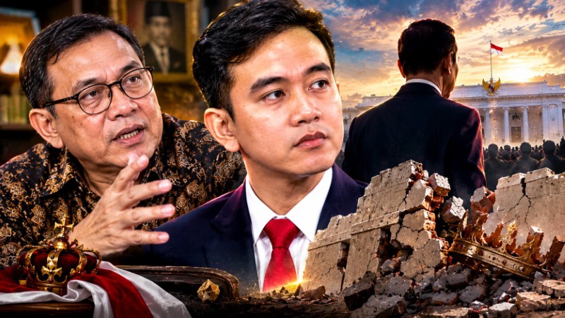 Pernyataan Menohok Budayawan: Gibran Pangeran Bloon dan Tembok Ratapan Jokowi Kini Sudah Ambruk!