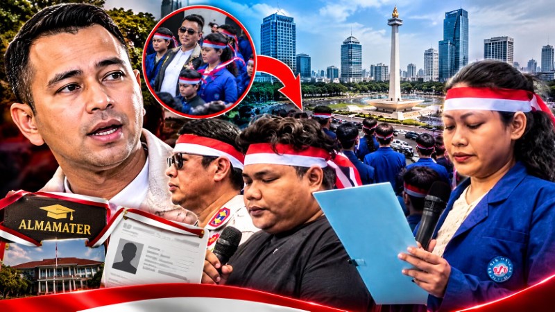 Plot Twist! Identitas Gerombolan Beralmamater Bersama Raffi Ahmad Cs di Bundaran HI Akhirnya Terbongkar, Ternyata...