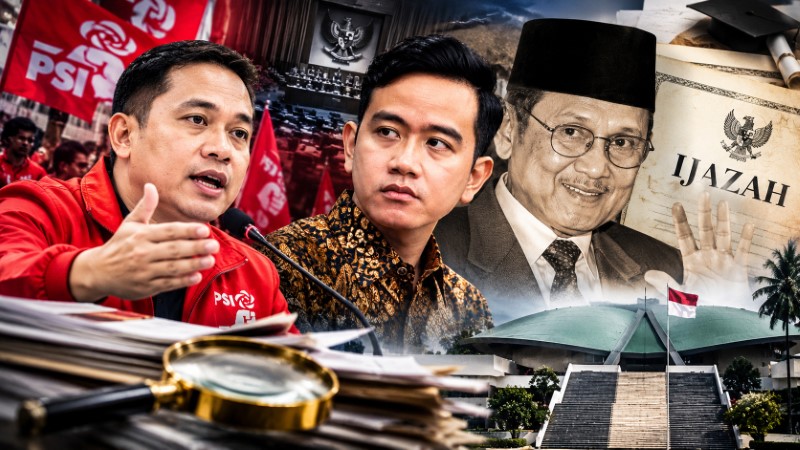 Politisi PSI Bela Gibran Tak Punya Ijazah SMA Presiden BJ Habibie Tidak Memiliki Ijazah Sarjana!