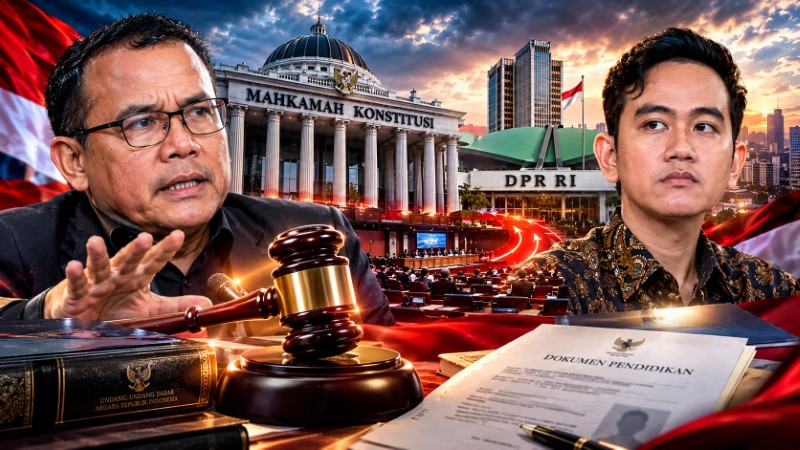 Putusan MK Jelas Gibran Tak Miliki Ijazah SMA, Aktivis: DPR Harus Segera Memakzulkan Si ‘Anak Haram’ Konstitusi!