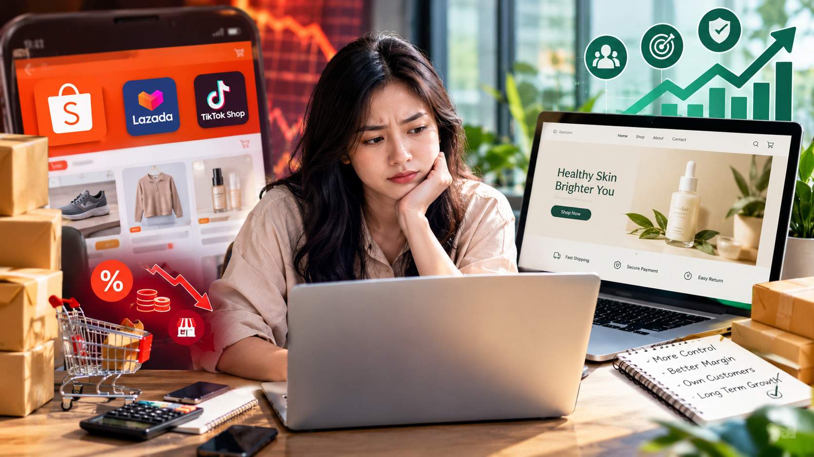 Rahasia Jualan Online di Landing Page Kenapa Makin Banyak Seller Hengkang dari Marketplace