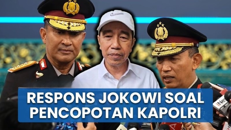 Respons di Luar Dugaan: Jokowi Tanggapi Dingin Pergantian Kapolri oleh Prabowo