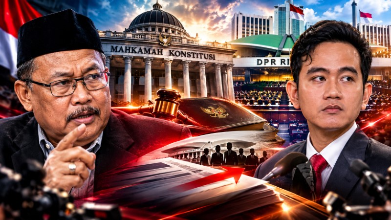 Rizal Fadillah Sebut Putusan MK Jadi Tendangan Politik DPR Wajib Tindaklanjuti 'Pemakzulan Gibran'!