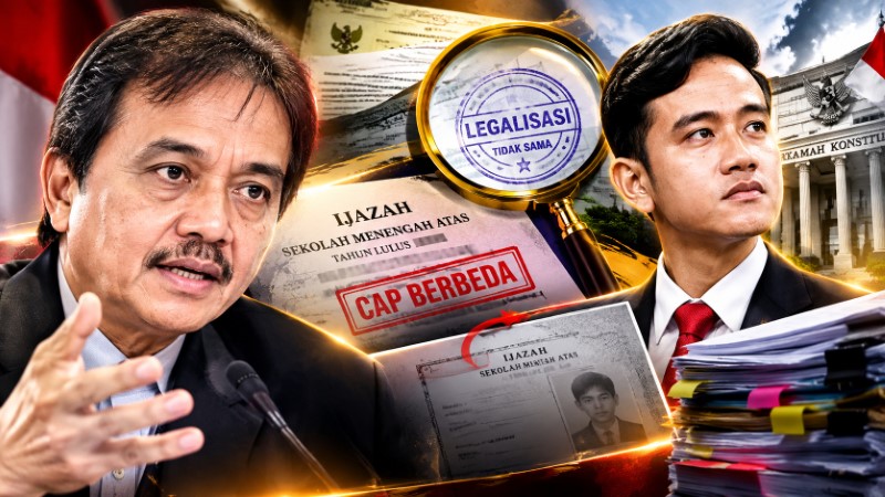 Roy Suryo Bawa 'Bukti Baru' Soal Dokumen Pendidikan Gibran Cap Beda, Legalisasi Dipertanyakan!