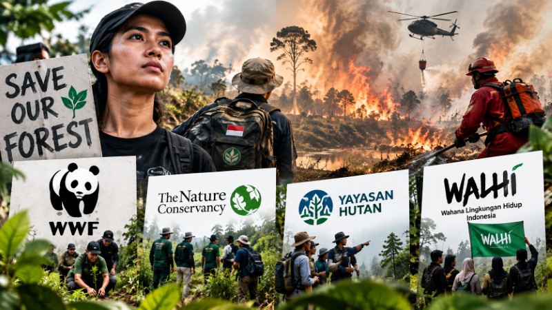 Selain Greenpeace, Ini 4 Organisasi yang Gencar Bersuara Soal Karhutla!