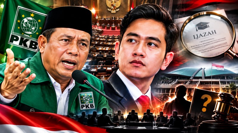 Senayan Mulai Bergerak Panas! PKB Dikabarkan Siap Galang Hak Angket Soal Ijazah Gibran, Gelar Pemakzulan