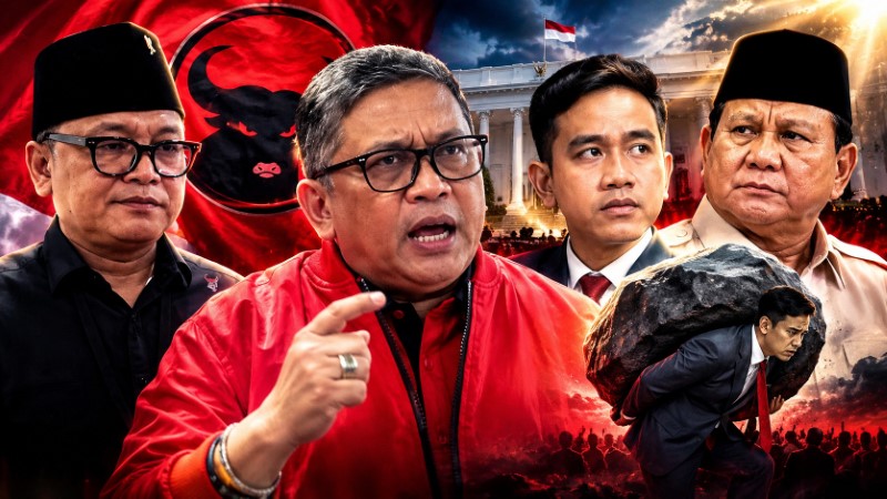 Serangan Menohok Sekjen PDIP Hasto Gibran Cuma Jadi 'Beban Politik' Prabowo di Dua Tahun Pemerintahan!