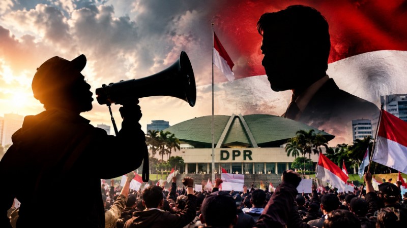 Seruan Revolusioner Aktivis Ajak Rakyat Kepung DPR, Makzulkan Gibran Sekarang Juga!