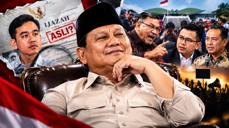 Siasat ‘Cuci Tangan’ Istana! Prabowo Tampak Menikmati Kegaduhan Ijazah Gibran: Demi Amankan 2029?
