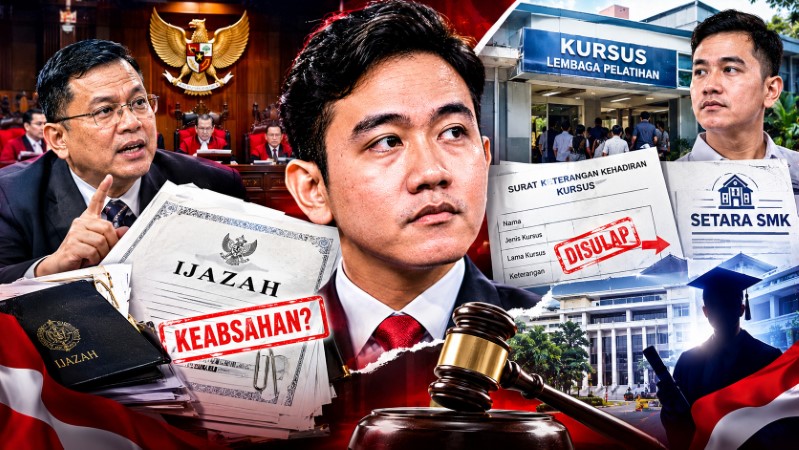 Sidang Diskualifikasi Wapres Gibran Kuliti Keabsahan Ijazah Dokumen Keterangan Kehadiran Kursus 'Disulap' Jadi Setara SMK!