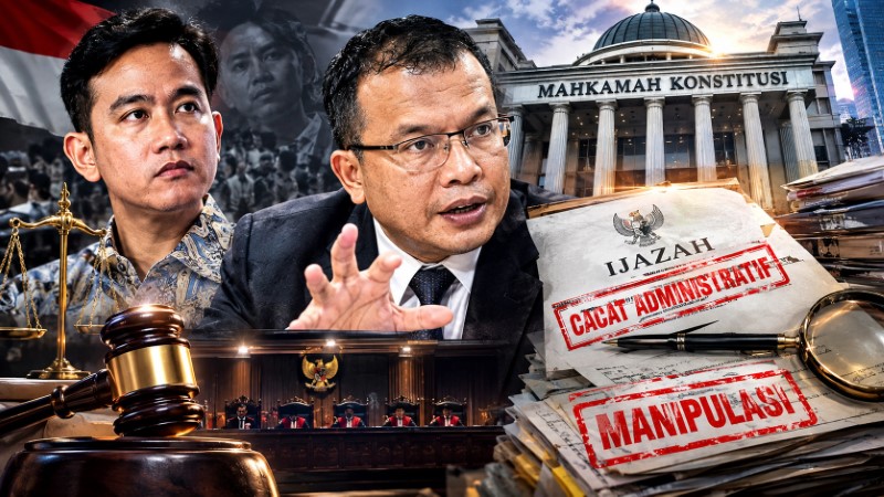 Sidang Gugatan Keabsahan Ijazah Gibran di MK Denny Indrayana Paparkan 5 Poin Kesimpulan, Bukti Cacat Administratif dan Manipulasi!