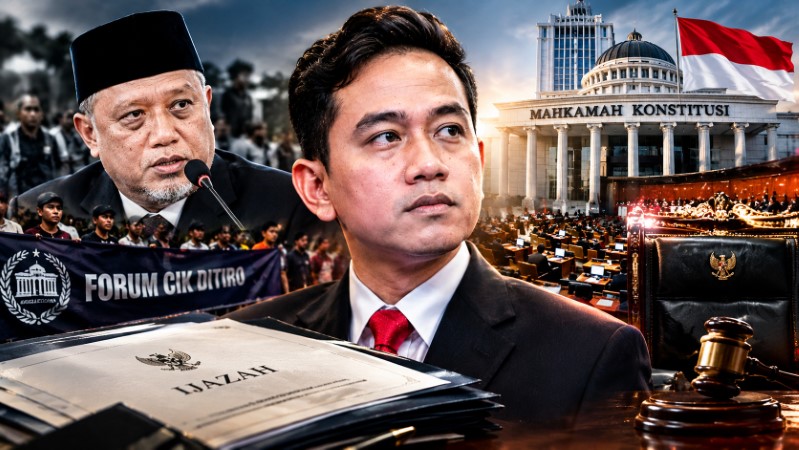 Sorot Tajam Cacat Legalitas Pemimpin Forum Cik Ditiro Desak DPR Tindak Lanjuti Status Gibran Soal Ijazah dan Putusan MK!