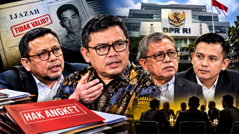 Soroti Ijazah Gibran, Ray Rangkuti hingga Ubedilah Badrun Datangi DPR Desak ‘Hak Angket’ Pemakzulan Wapres!
