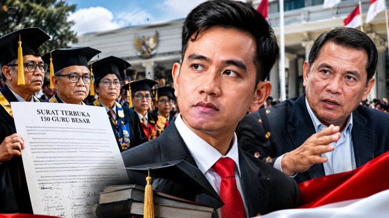 Surat Terbuka 150 Guru Besar Minta 'Gibran Mundur', Hersebuno Arief Ini Sangat Serius Karena Menyangkut Etika!