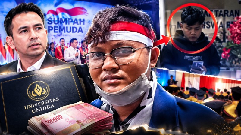 TERBONGKAR! Pengakuan Bayu Setiadi, Dibayar Jadi Mahasiswa Palsu Undira di Acara Sumpah Pemuda Raffi Ahmad