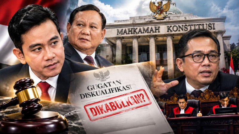 Tamat Beda dengan Setara, Praktisi Hukum Sebut Peluang MK Kabulkan Gugatan ‘Diskualifikasi Gibran’ Terbuka Lebar!
