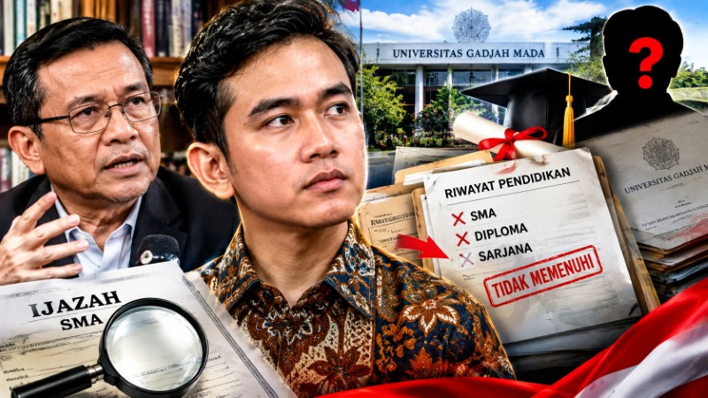 Temuan Pakar Bikin Geger Riwayat Pendidikan Gibran Tidak Memenuhi Kualifikasi Setara SMA!