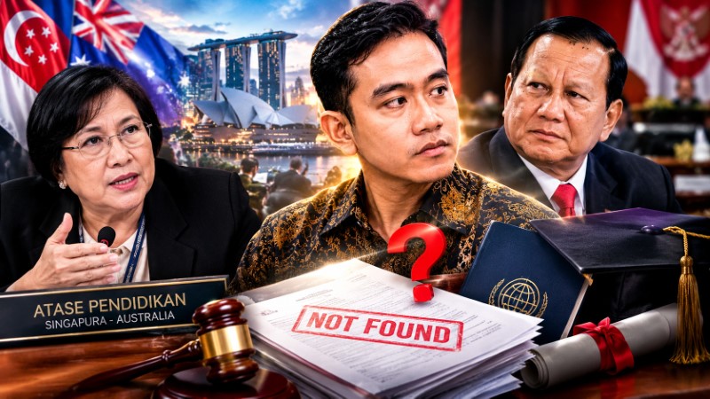 Terkuak di Sidang MK Atase Pendidikan di Singapura-Australia 'Tak Temukan' Dokumen Pendidikan Gibran!