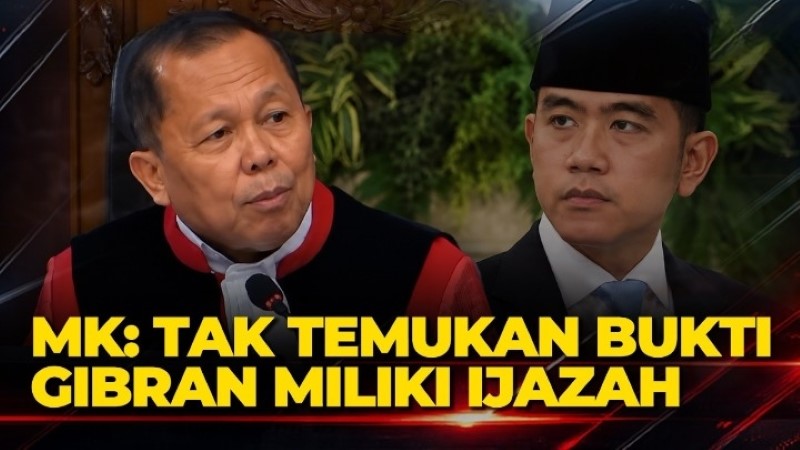 Terungkap! Ini Alasan MK Tak Bisa ‘Makzulkan’ Gibran Walau Sang Wapres Terbukti Tak Punya Ijazah SMA