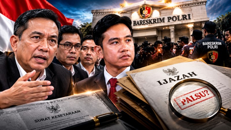 Tim Advokasi Layangkan Surat ke Bareskrim Polri, Minta Dugaan Pemalsuan Ijazah Gibran Diusut Tuntas!