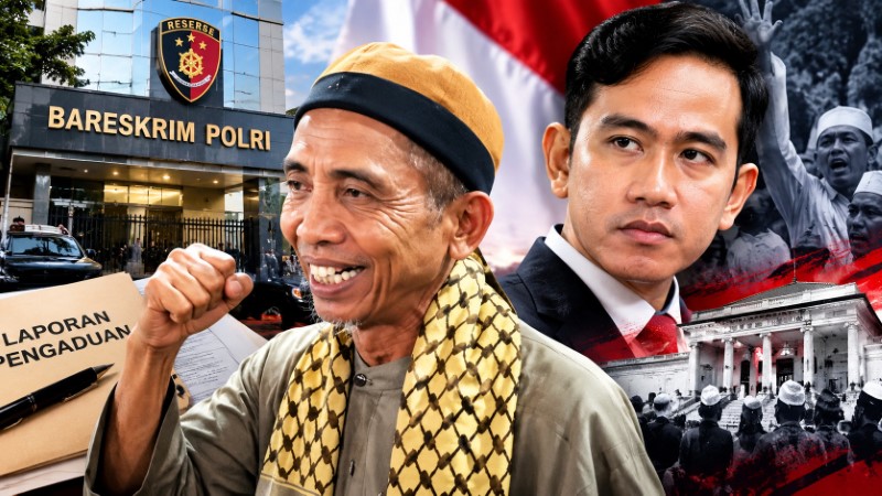 Ustadz Asal Banten Laporkan Gibran ke Bareskrim Kami Tak Ridho Dipimpin Wapres “Bermodal Suket”!