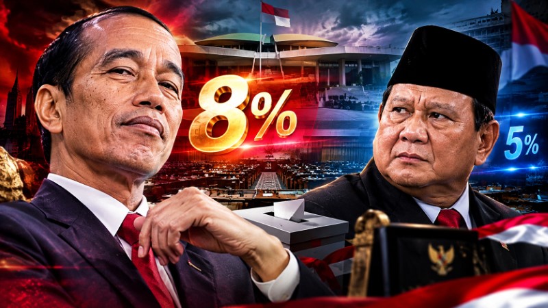 Usul Ambang Batas Parlemen 8 Persen, PDIP Sebut Jokowi Sedang Menantang Gerindra Angka 8 Itu Identik dengan Prabowo!