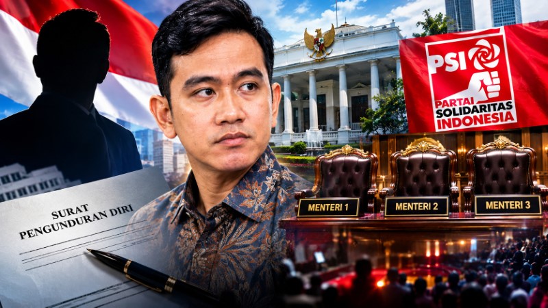 VIRAL Beredar Isu Gibran Mundur dan PSI Dapat Jatah 3 Kursi Menteri