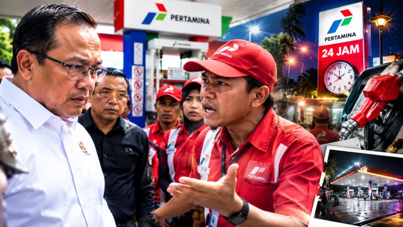 VIRAL Pegawai SPBU Ngamuk di Hadapan Gubernur Koster, Keberatan Disuruh Buka 24 Jam Kami Bukan Robot!