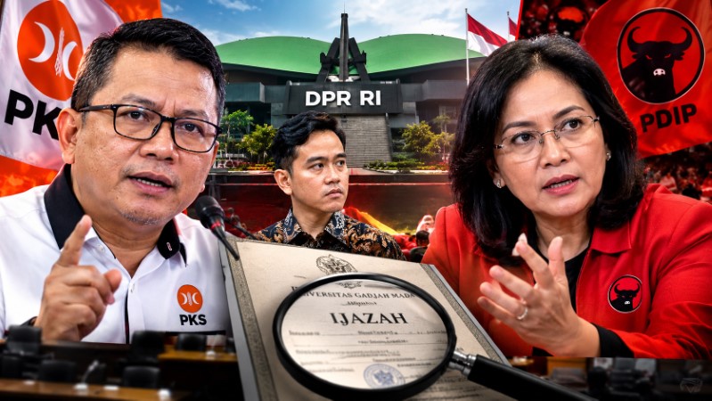Wacana Parlemen Memanas PKS Bersiap Bawa Polemik Ijazah Gibran ke DPR, Langsung Disambut Hangat PDIP!